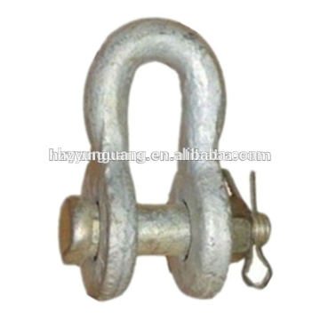 Steel Shackle power fitting overhead lines Accessories power pole line hardware fitting electrical transmission line fitting